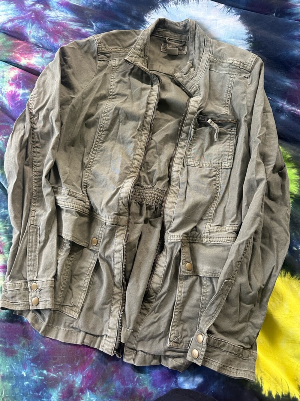 Olive Green Utility Jacket by Lucky Brand